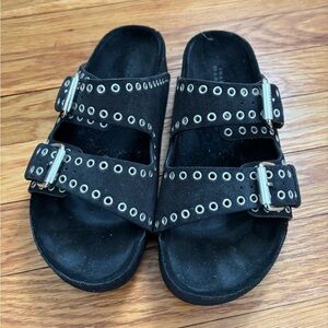 Isabel Marant Lennyo Studded Leather Slides